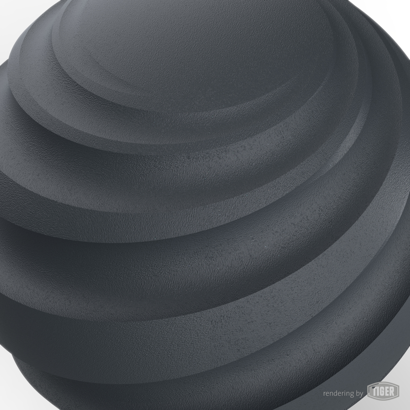 7291#20mm-18mmダークブラウン+ #6519 18mmダークブルー 29/71334 - anthracite grey metallic - TIGER Coatings